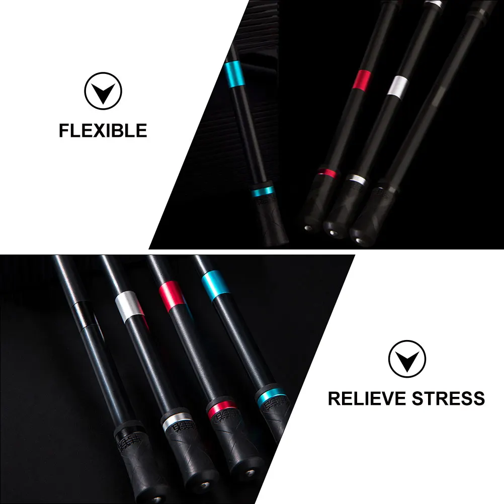 

4pcs Interesting Finger TPR Aluminum Alloy Fidget Toy Stress Relief Rolling Pen School Pen For Rotating Supplies