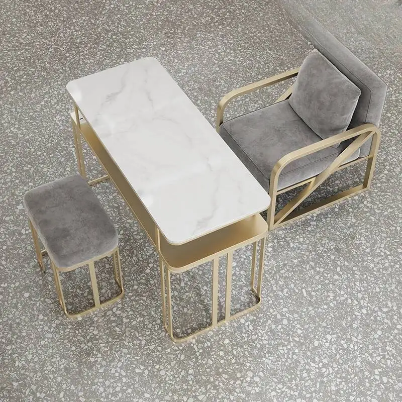 

Nail Table Luxury Makeup Beauty Professional Modern Manicure Nail Table Cleaner Dressing Tavolo Manicure Salon Furniture BL50NT