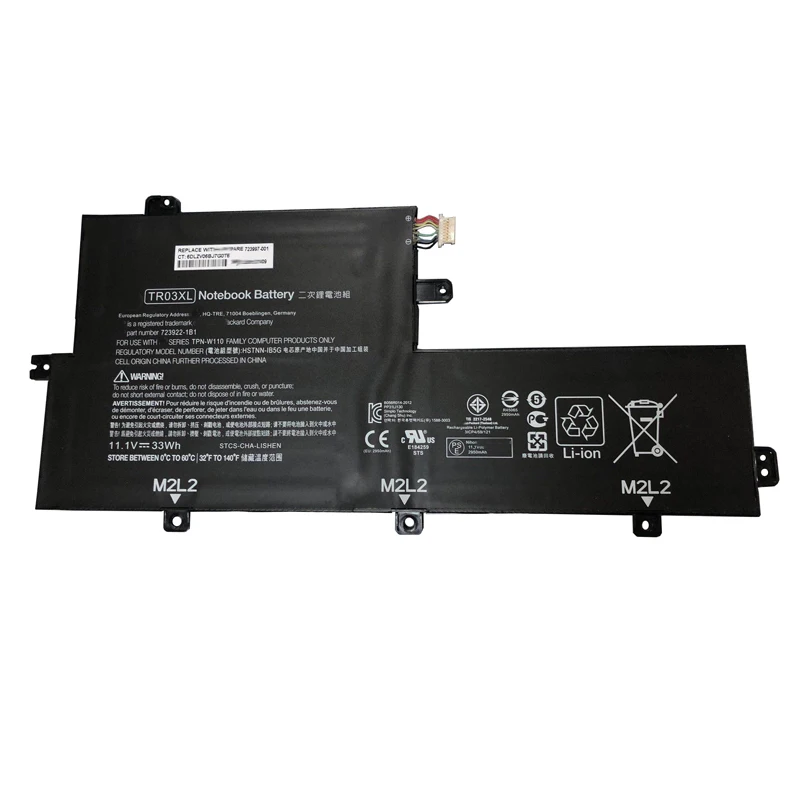 Batería Original TR03XL para HP Split X2 13-g110dx, 13,3 ", HSTNN-DB5F/DB5G/IB5F/IB5G/1B5F TPN-W110 723921-1B1/1C1/2C1 723922-2B1/17