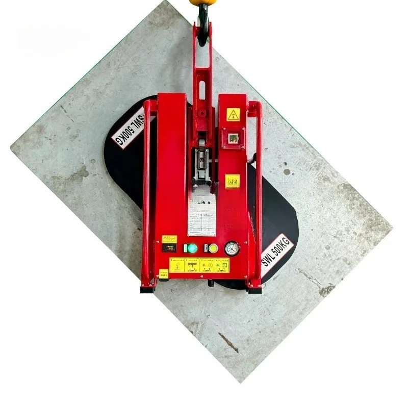 High quality horizontal operation vacuum glass hoist 500-750KG suction cup vacuum installation glass