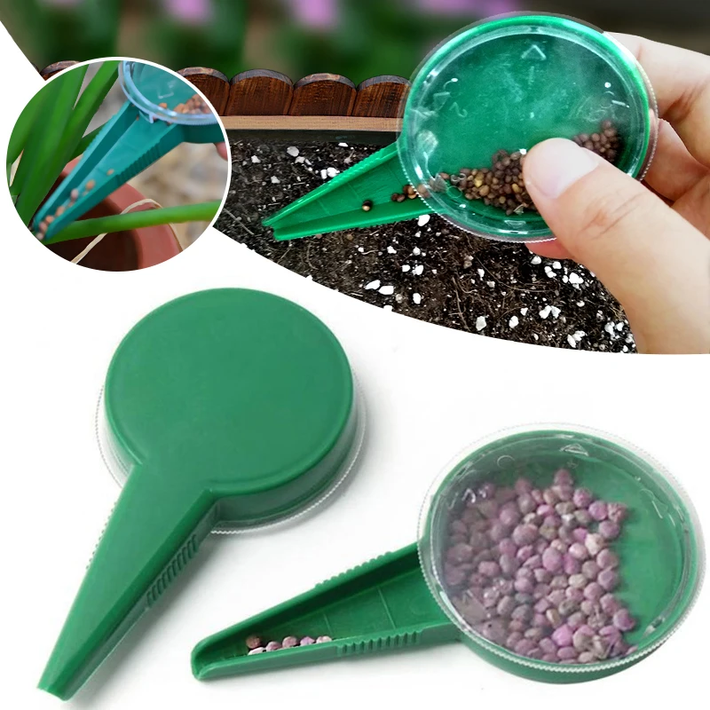 

Plant Seed Sower 5 File Adjustable Planter Hand Held Flower Grass Plant Seeder Garden Multifunction Seeding Dispenser Tools Acce