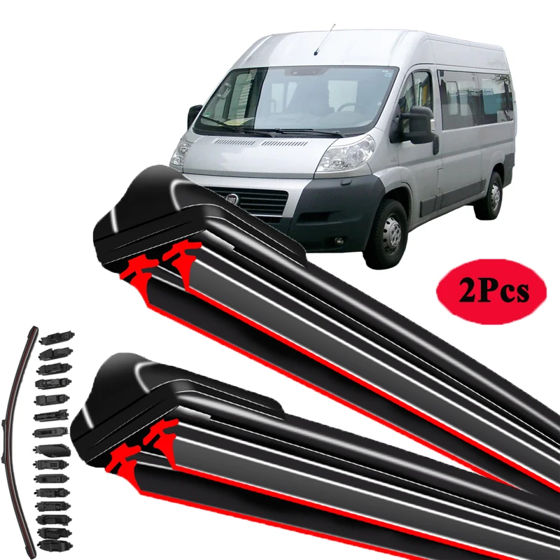 

For FIAT Ducato MK1 MK2 MK3 1994-2024 Car Windshield Wiper Blade Front Windscreen Brushes Washer Accessories Window Replacement