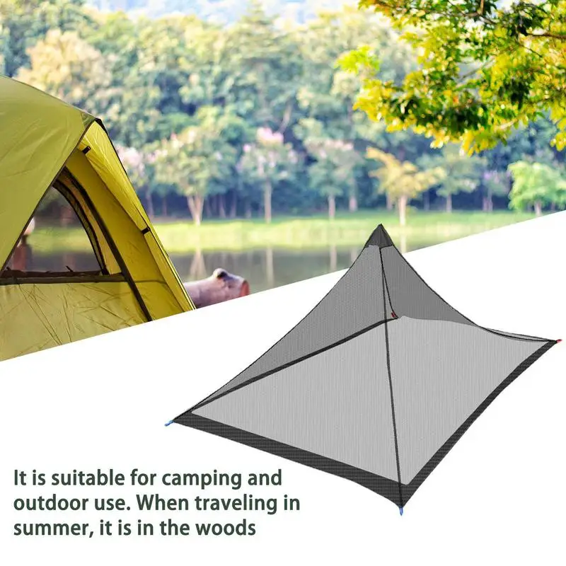 

Screen Tents For Camping Outdoor Camping Net Canopy Compact Light Patio Mesh Camping Bed Mosquitoes Curtains Patio Netting