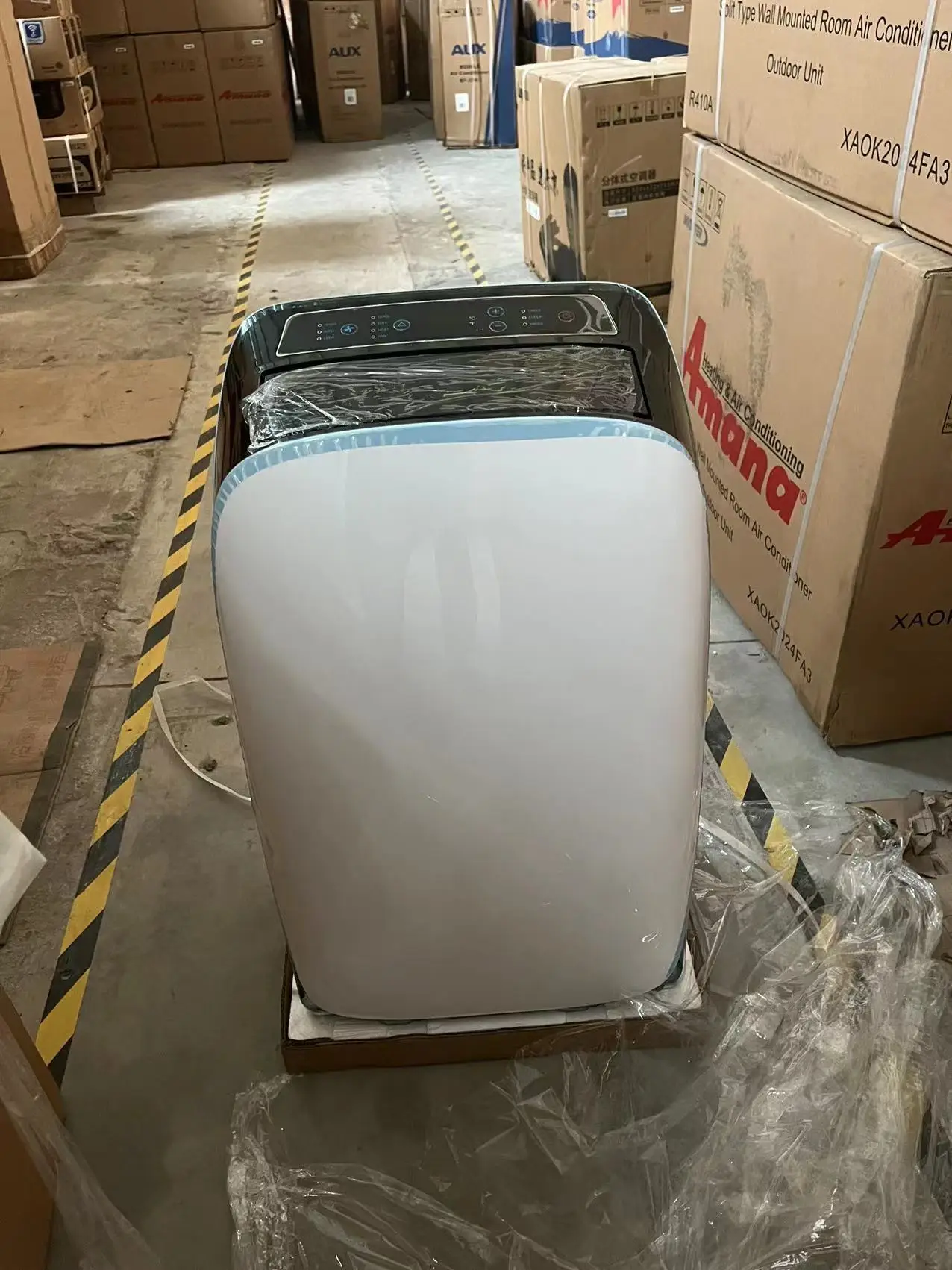 9000BTU Portable Air Conditioner 110V 60Hz Mobile AC Unit Small Personal Air Cooler for Room Home Office Cooling Fan