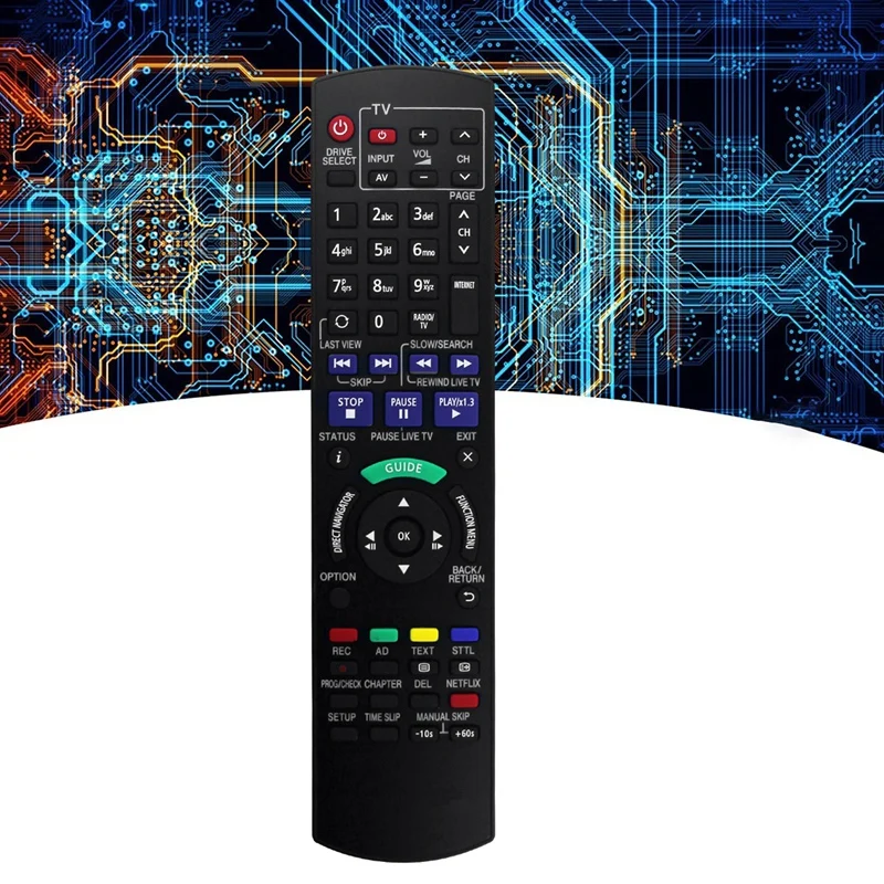 N2QAYB 000780   ملحقات استبدال جهاز التحكم عن بعد لمسجل DVD Blu-Ray من باناسونيك