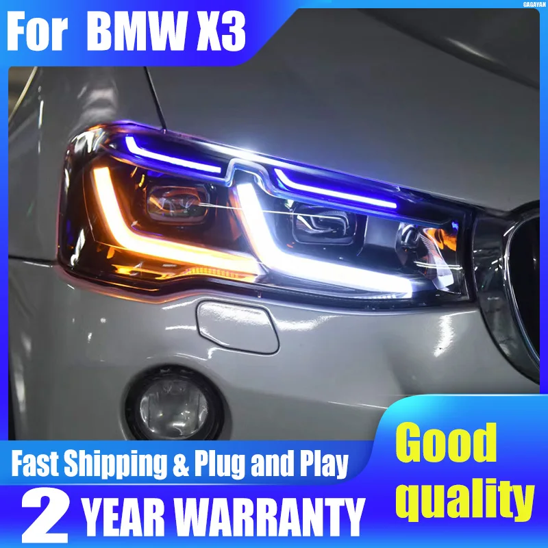 Head Lamp for BMW X3 F25 LED Headlight Projector Lens 2013-2016 Head Lamp Front DRL Signal Automotive Accessories