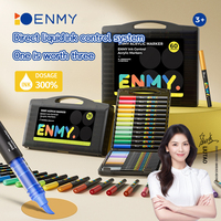 ENMY Acrylic Paint Markers Pen Soft Head Direct Liquid Graffiti Painting QuickDry Pigments Art Supplies for Felt