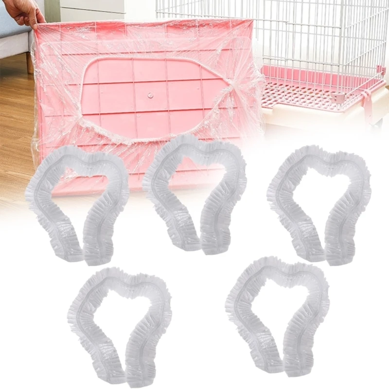 

10Pcs/Set Rabbit Cage Liners Disposable Large Plastic Mat Films for Bunny Chinchillas Hamsters Hedgehogs Small Dropshipping