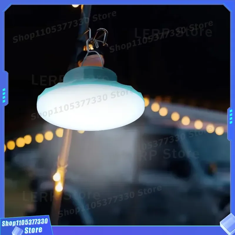 Portable USB Rechargeable Camping Light Waterproof Dimmable LED Bulb Battery Powered Outdoor Tent Lamp for Hiking Night