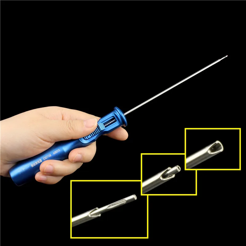 Push knot stylolite cutter device knee arthroscopic instrument medical cut wire scissors PDS line AO orthopedic sports medicine