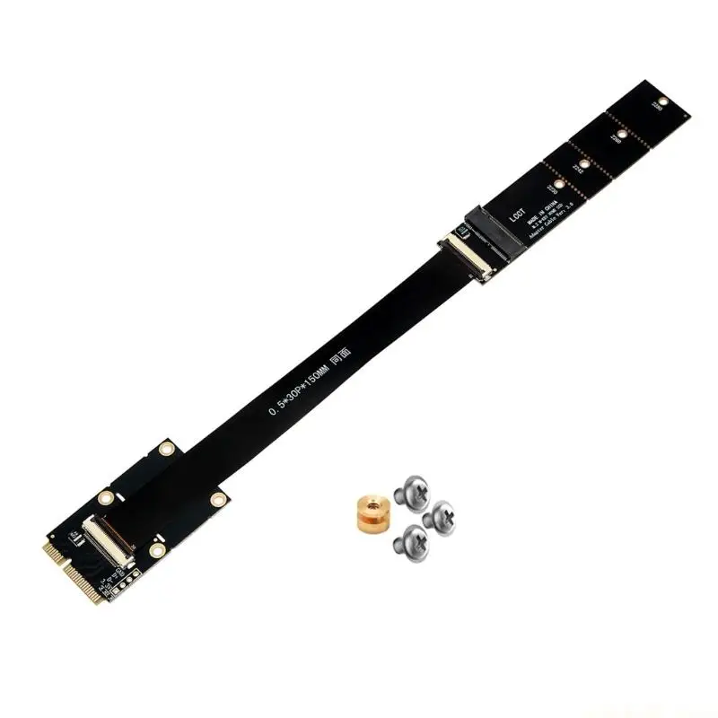 M.2 M-Key Storage Cable Adapter Board for Mini PCIe Service Work Support