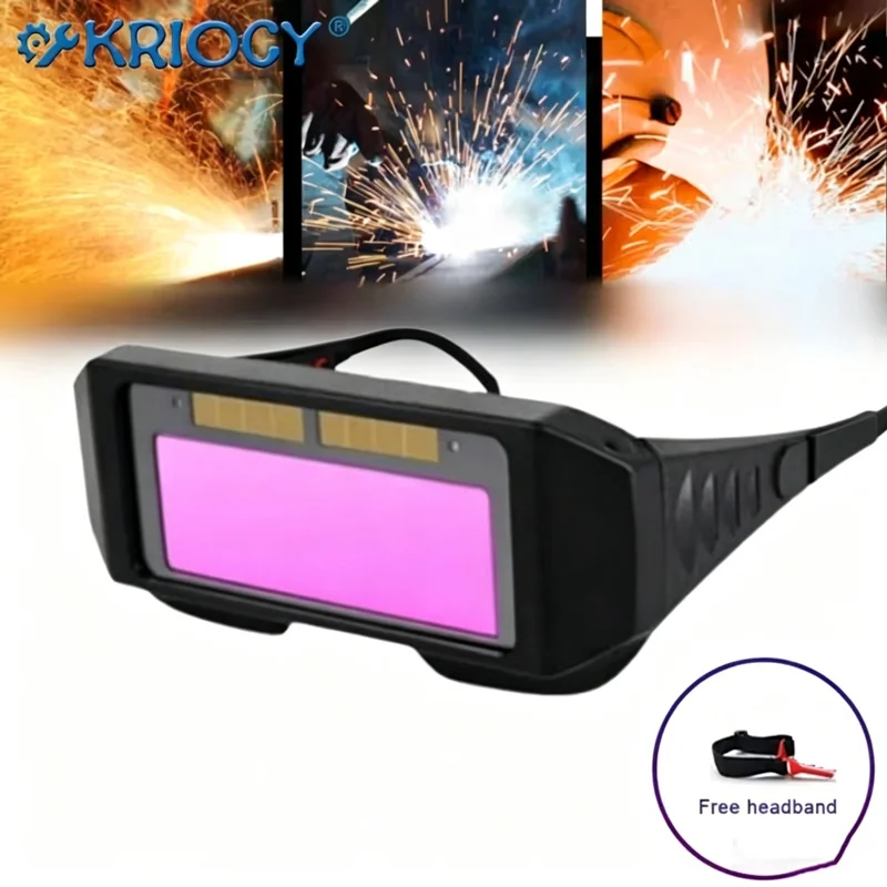 Automatic Dimming Welding Glasses Light Change Auto Darkening Anti- Eyes Shield Goggle for Welding Masks EyeGlasses Accessories