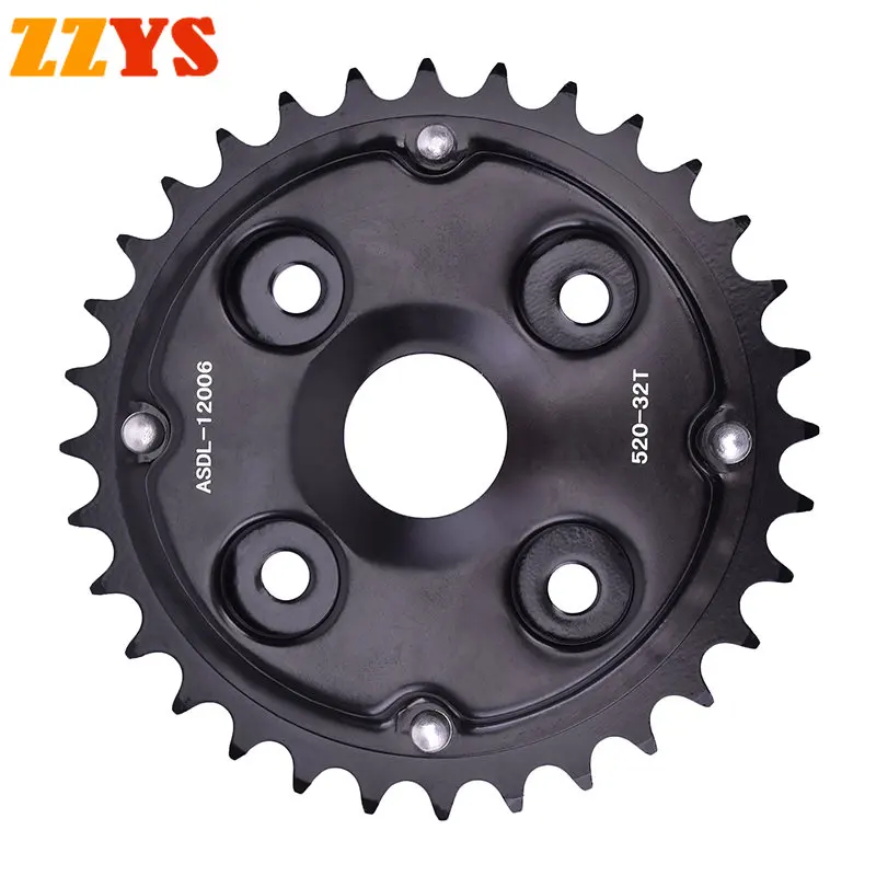 520 14T 32T 14 32 Tooth Motorcycle Front Rear Sprocket Gear Wheel Cam For Honda CD250 CD250U 88-94 CA250 CA250T Rebel CD CA 250