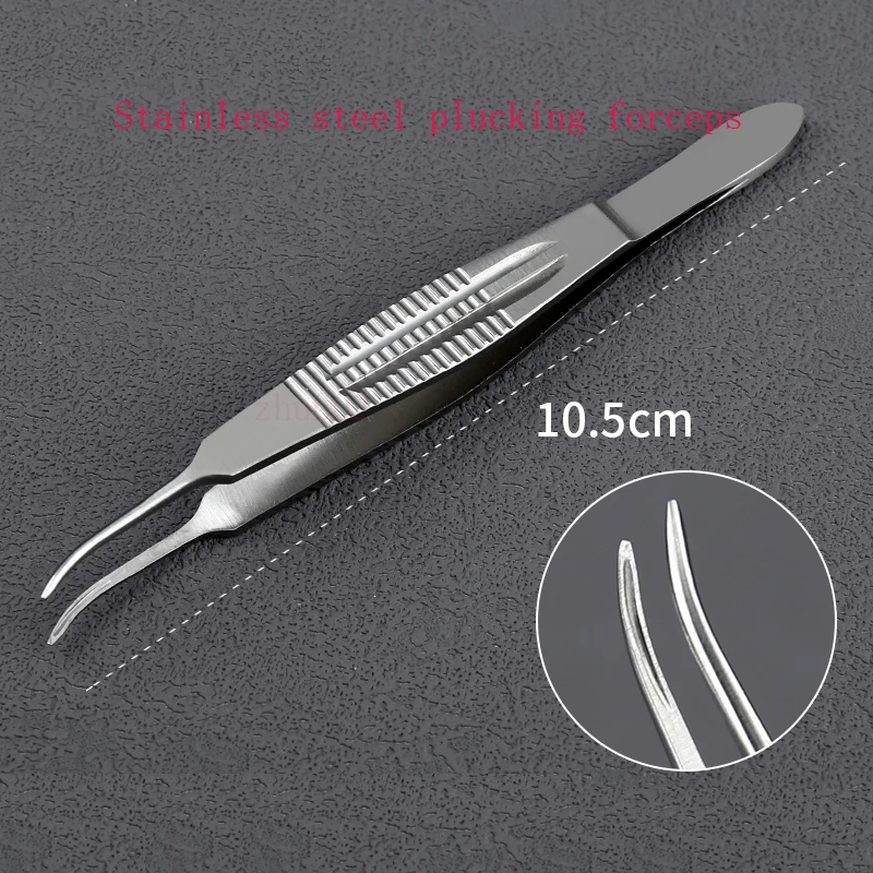 FUE Hair Transplant Extraction Forceps Hollow Band Horizontal Pattern Hair Extraction Forceps Eyebrow Extraction Forceps Tool Ha