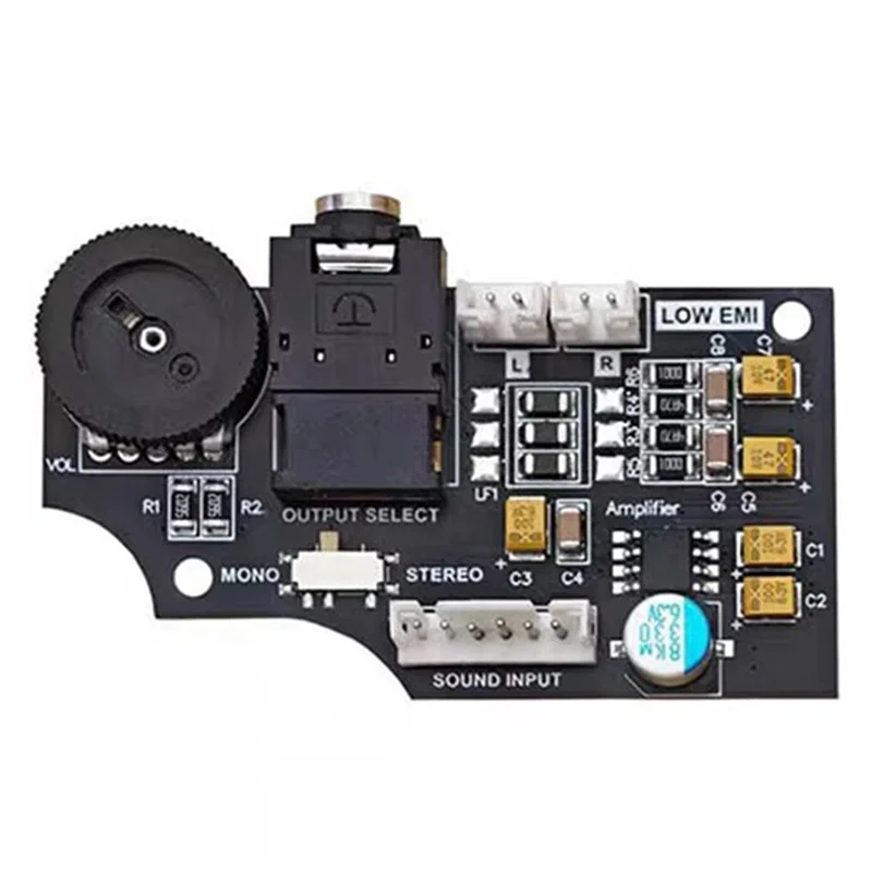 ABKI-двухканальная аудиоплата громкости для игрового оборудования SEGA с использованием аудиоконденсаторов ELNA для запасных частей игровой консоли GG