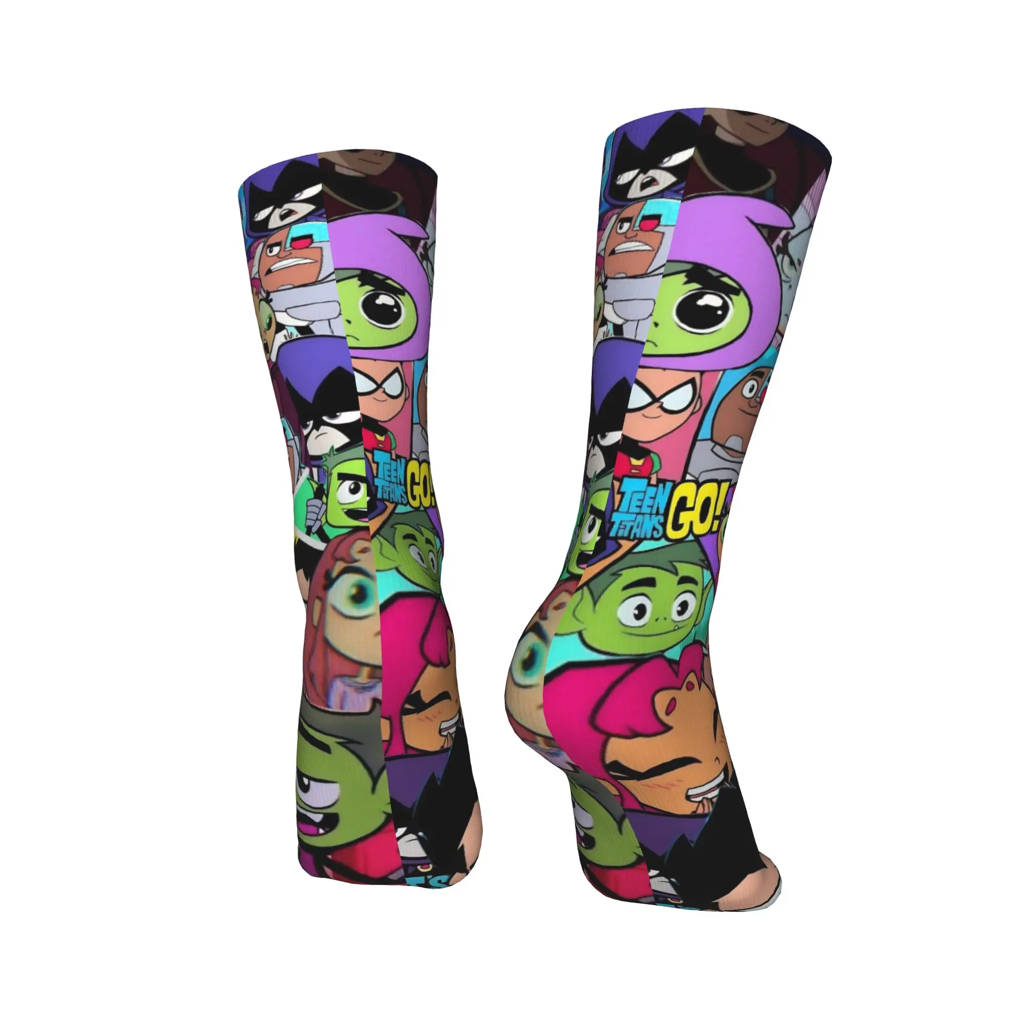 Tieners Titans Go Beast Boy Kousen Retro Sokken Vrouwen Mannen Comfortabele Sokken Lente Fietsen Aangepaste Antislip Sokken Cadeau