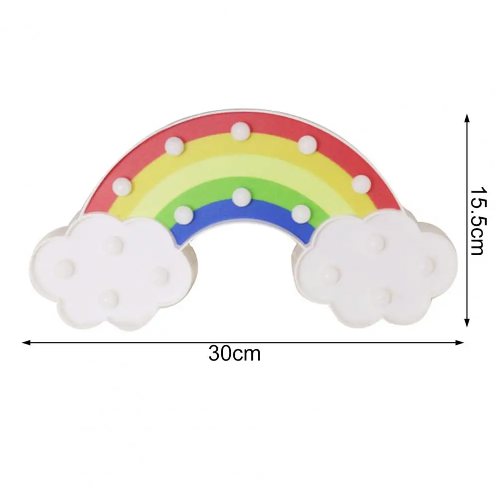 침실용 테이블 램프, 3D 레인보우 LED 야간 조명, 부드러운 조명 네온 사인, 매달린 구멍, 데스크탑 장식