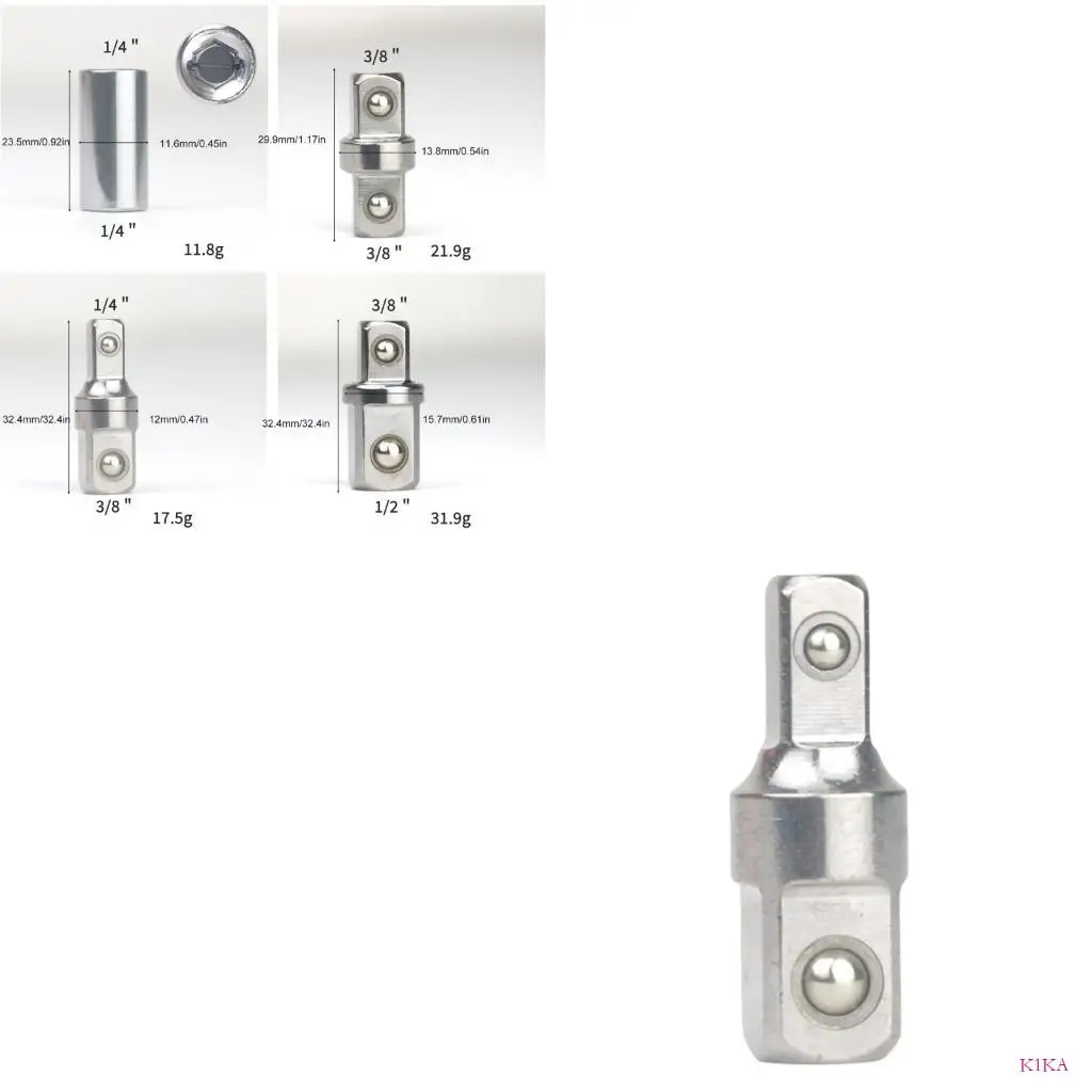 K1KA Reliable Square Head Socket Adapter for Effortlessly Maintenance of Vehicles, Furniture, and Appliances by Home Users