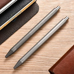 Titanium Alloy Self Defense Tactical Pen Creative Press Type Ballpoint Pen School Office Stationery Emergency Glass Breaker