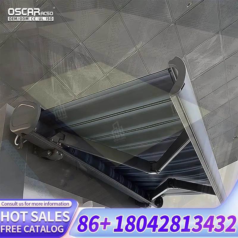 Cantilever Aluminum 20'x20' Large Foldable Carport USA Vehicle Shelter Parking Outdoor Garage Retractable Awning