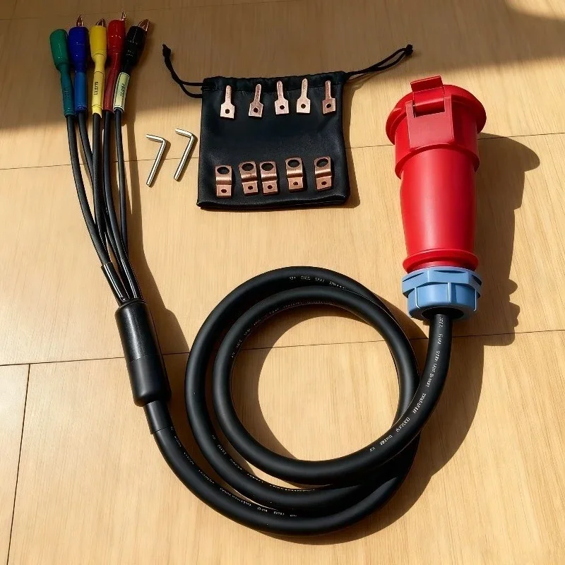 32A power conversion cable, quick connector, wiring artifact, power distribution cabinet straight-through box adapter power cord
