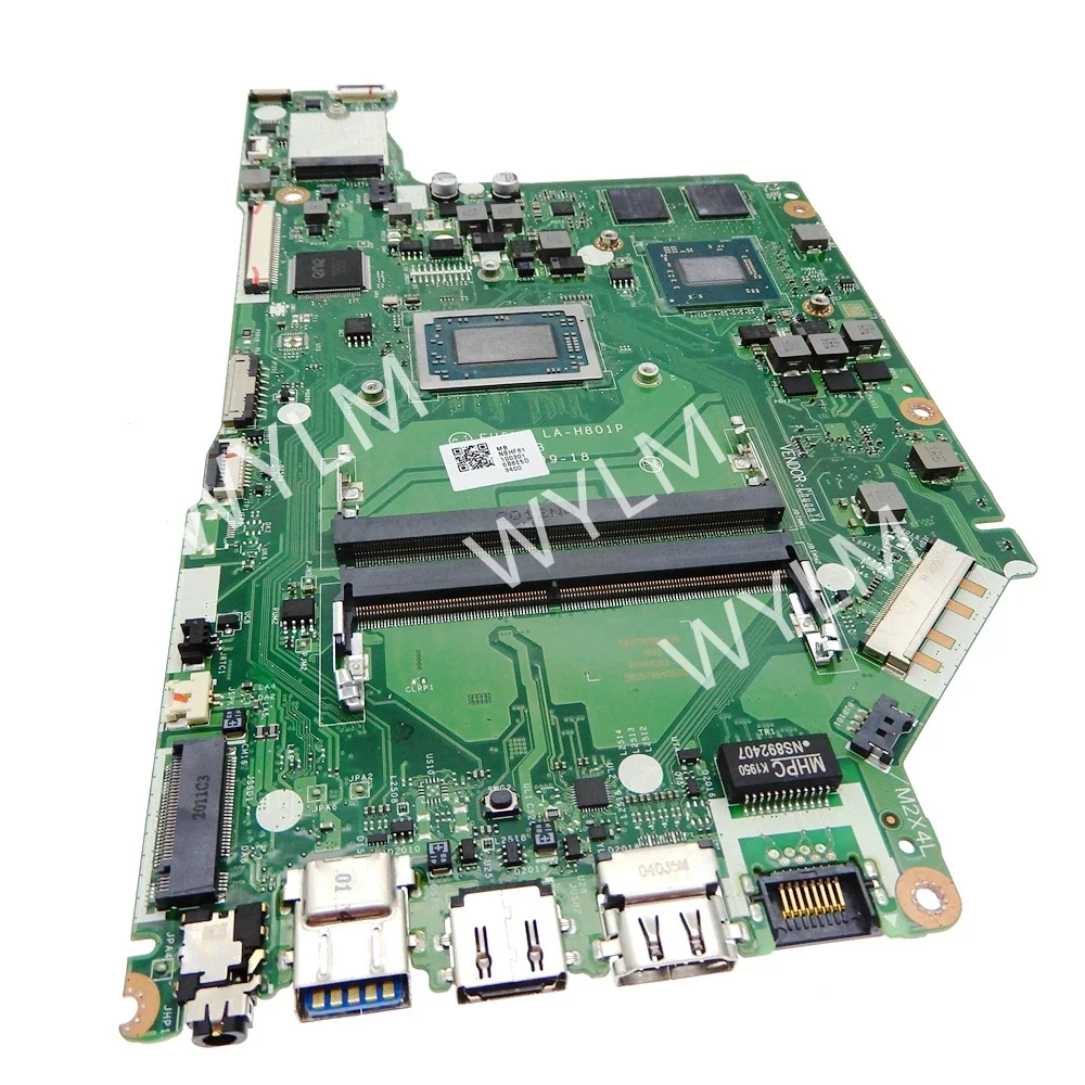 EH5LP LA-H801P R3/R5/R7 CPU 216-0923020 GPU Laptop Motherboard For Acer Aspire A515-43G A515-43 Notebook Mainboard Test OK