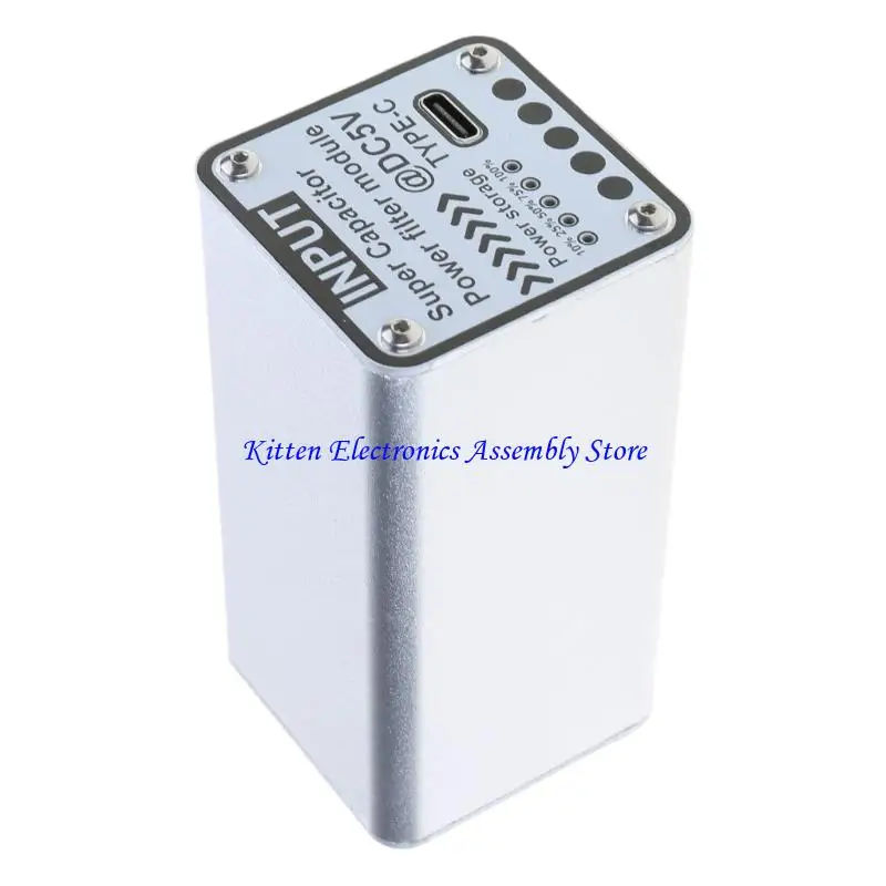 96GD Farad Capacitor Power Filter Molude Enhances Power for RPI Electronic DIY Makers
