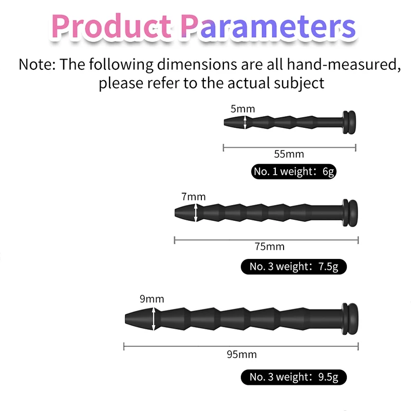 أحجام متعددة مجرى البول مع المكونات متعددة الأغراض أنبوب الإحليل سيليكون الحصان العين مجرى البول قضيب الإحليل تحفيز لعبة الجنس للرجال