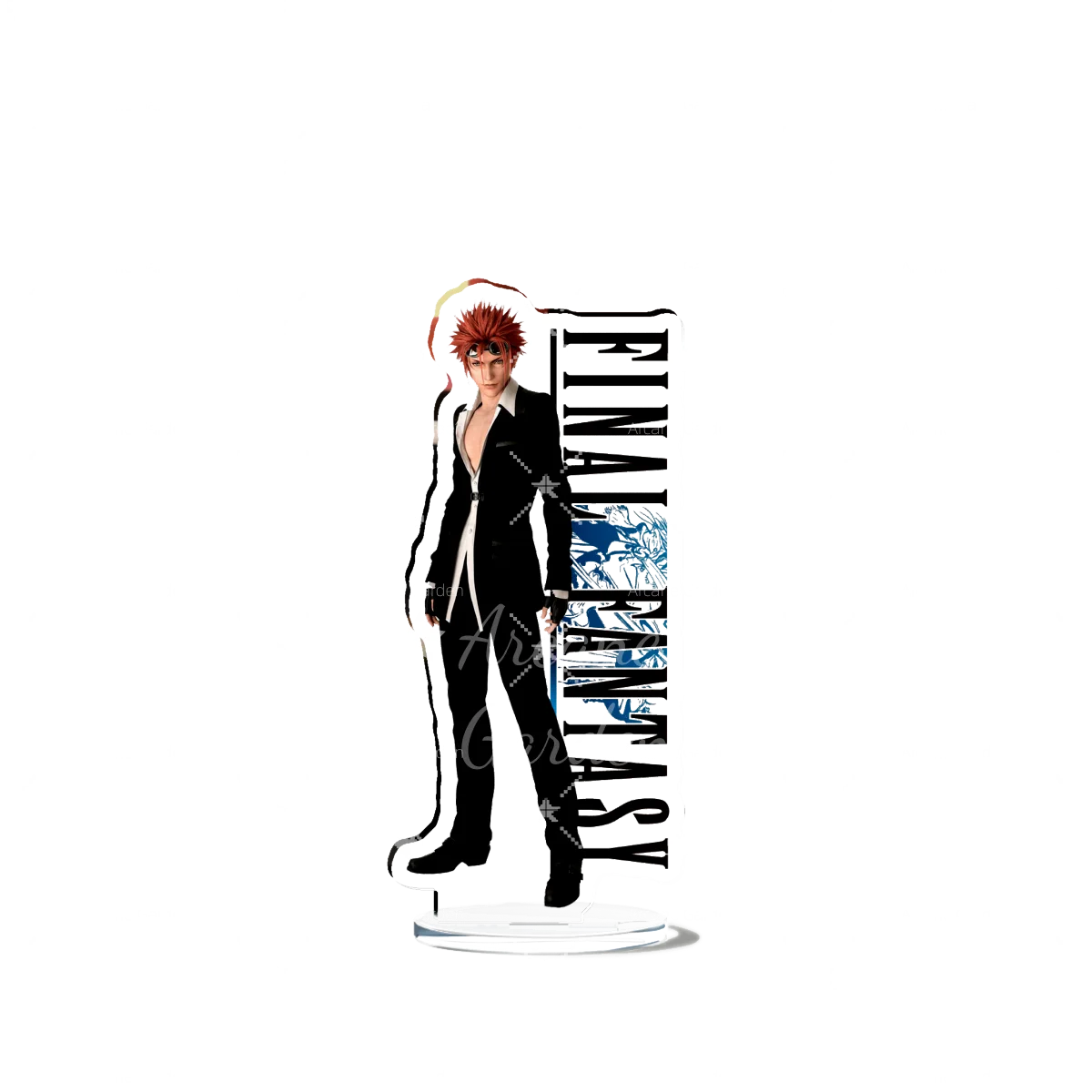 FF7 طبعة جديدة الخيال الاكريليك حامل التصميم الأصلي لعبة المنتجات ذات الصلة الأجهزة الطرفية سحابة الشكل Sephiroth عمل مكتب الحلي #3