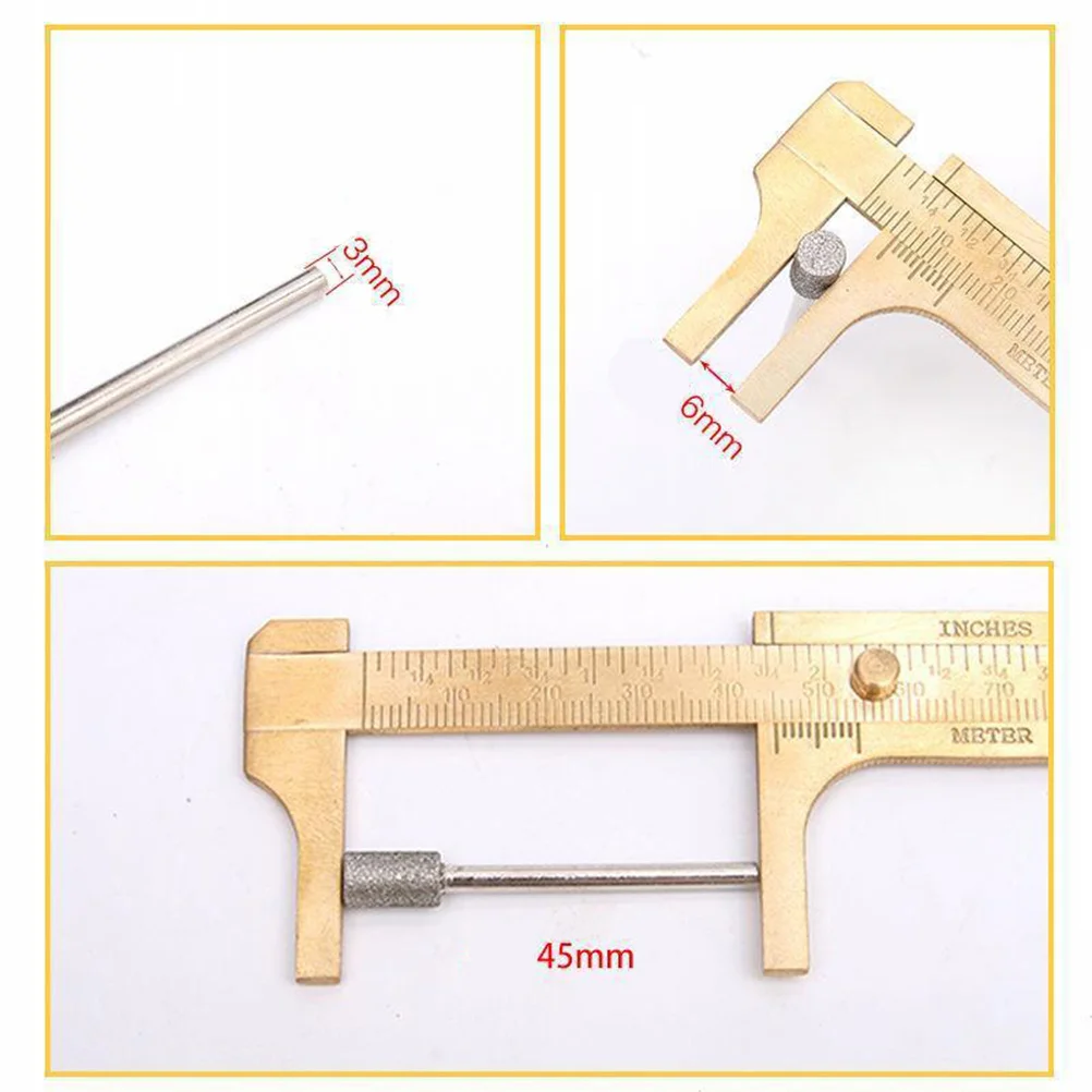 

20Pcs Cylinder Diamond Grinding Head Brazed Electroplated High Hardness Stone Carving Jade Mold Repair Rotary Burr Tools