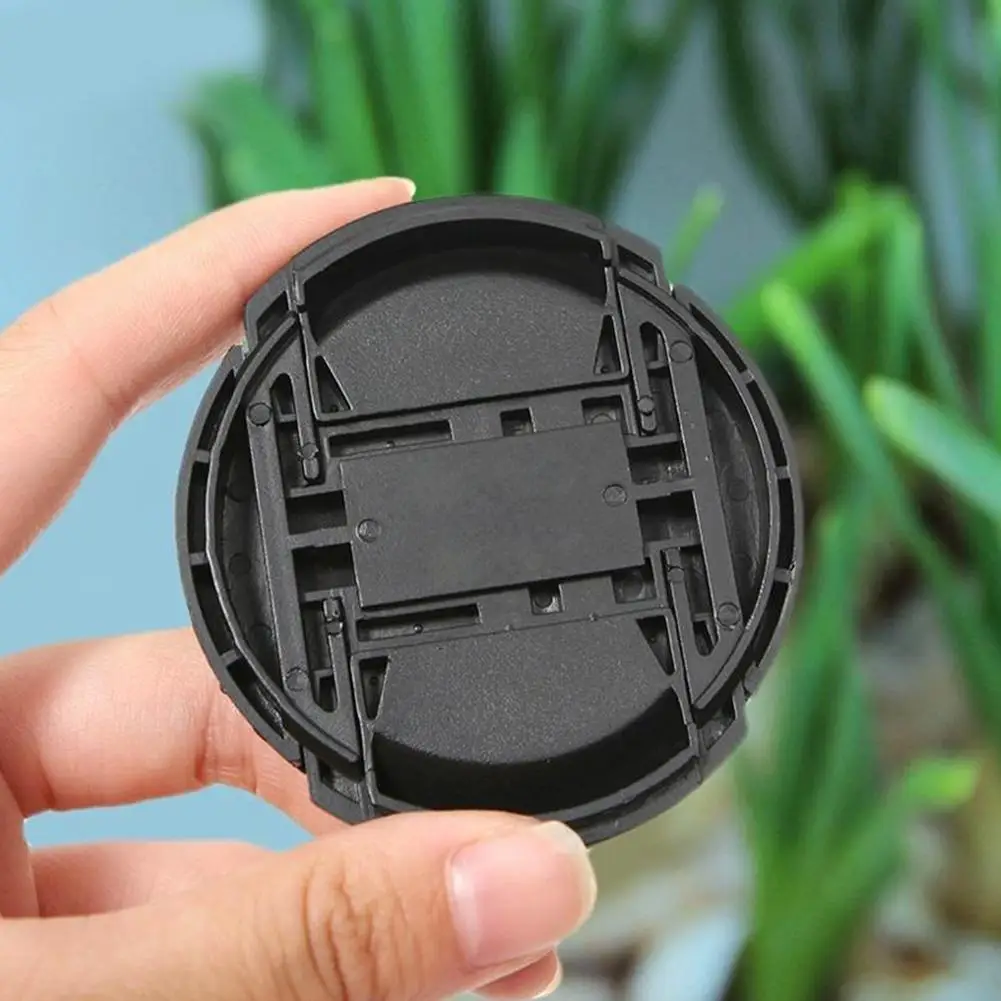 New High Quality 55mm Protect Front Cover Hood Camera Lens Cap For Fuji Pentax Olympus Nikon Camera Lens Cap Holder M1X5