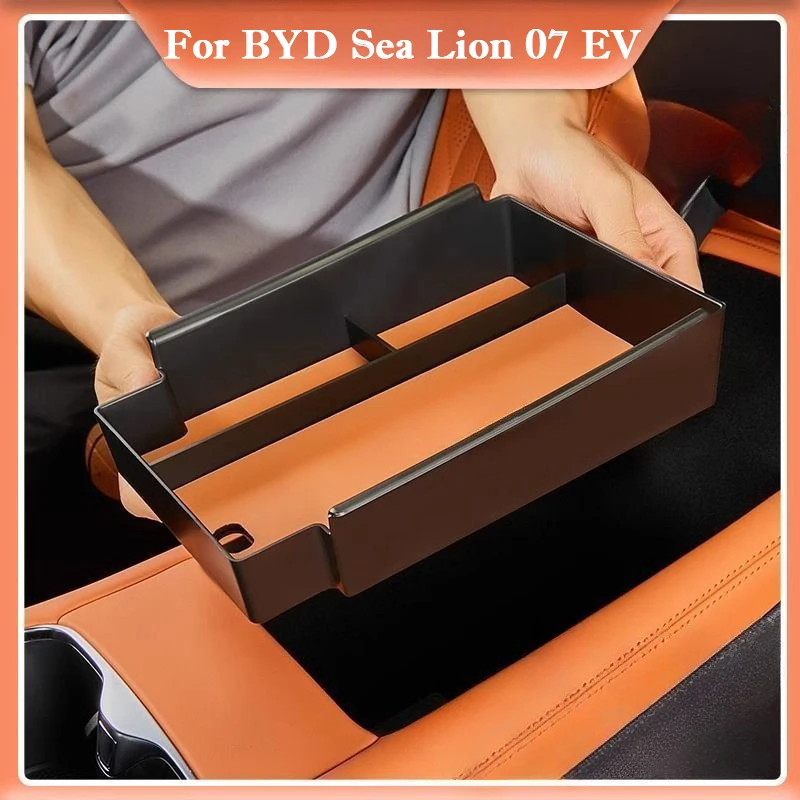 

Для BYD Sea Lion 07 EV автомобильный подлокотник лоток для хранения центральный контейнер управления укладка уборка авто органайзер коробка аксессуары