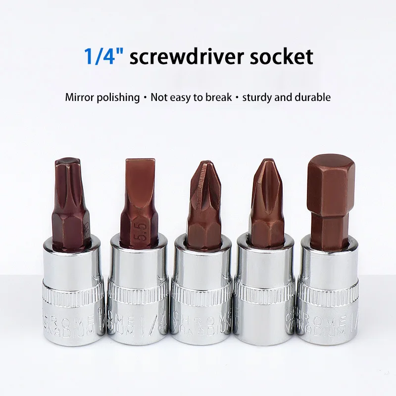 T15 T20 T25 T30 T40 Socket Wrench Adapter Hand Tools Torx Screwdriver Bits Professional Bicycle Car Mechanical Workshop Tools ﻿