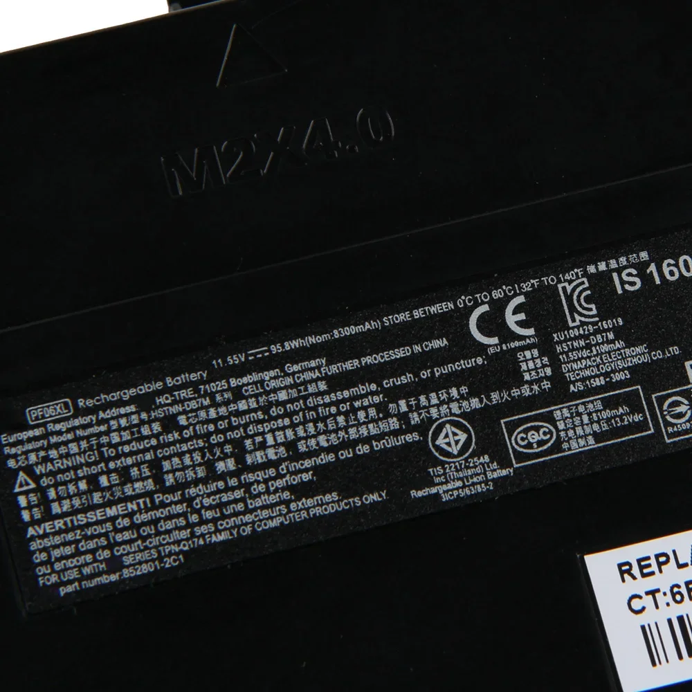 

Laptop Battery For HP Omen 17-w Series 17-w110ng 17-w206TX 17-w252nr 17-w253dx Omen 17-w286cl PF06XL HSTNN-DB7M