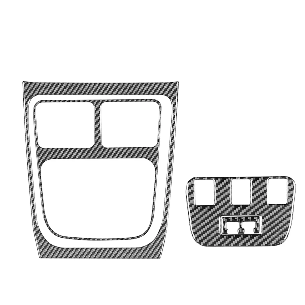 

Carbon Fiber for Charger 300 2015-2023 Rear AC Air Outlet Vent Cover Trim Interior Accessories