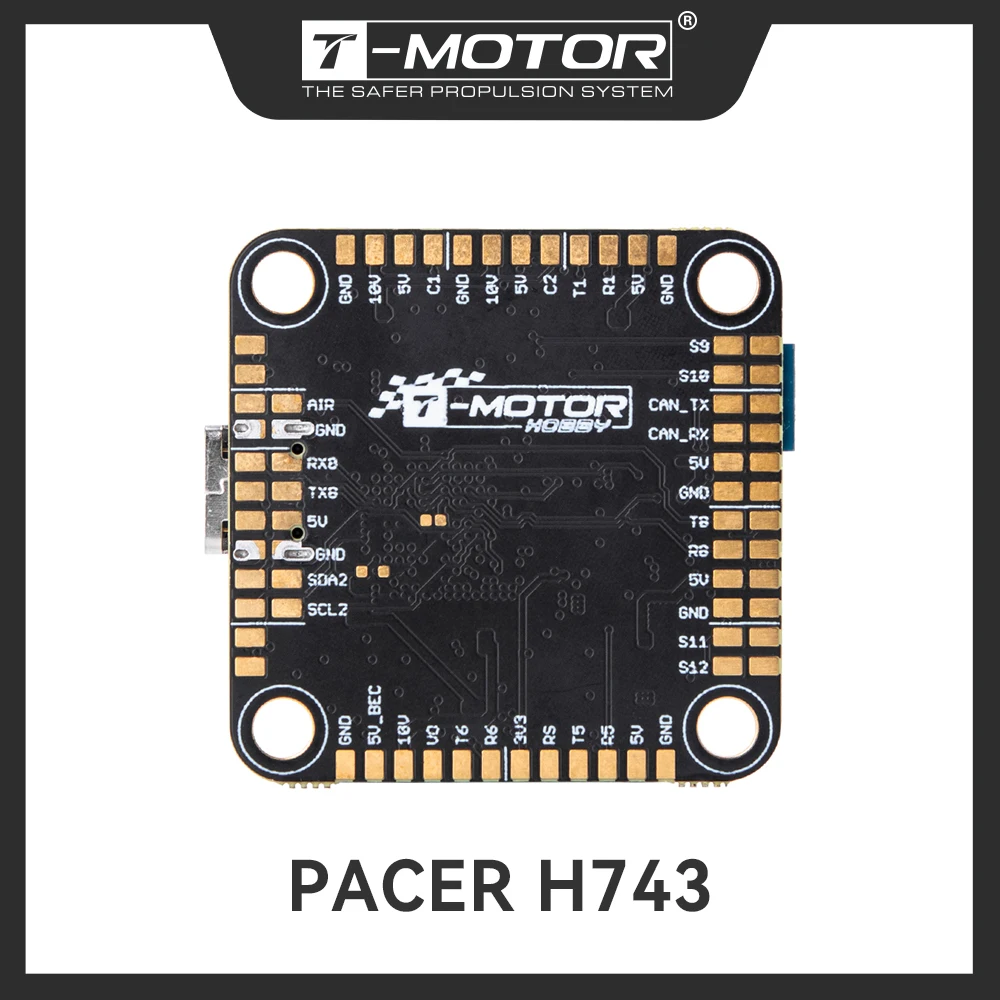 

T-MOTOR Pacer H7 FC H743 Контроллер полета с гироскопом MPU6000 для FPV RC Drone