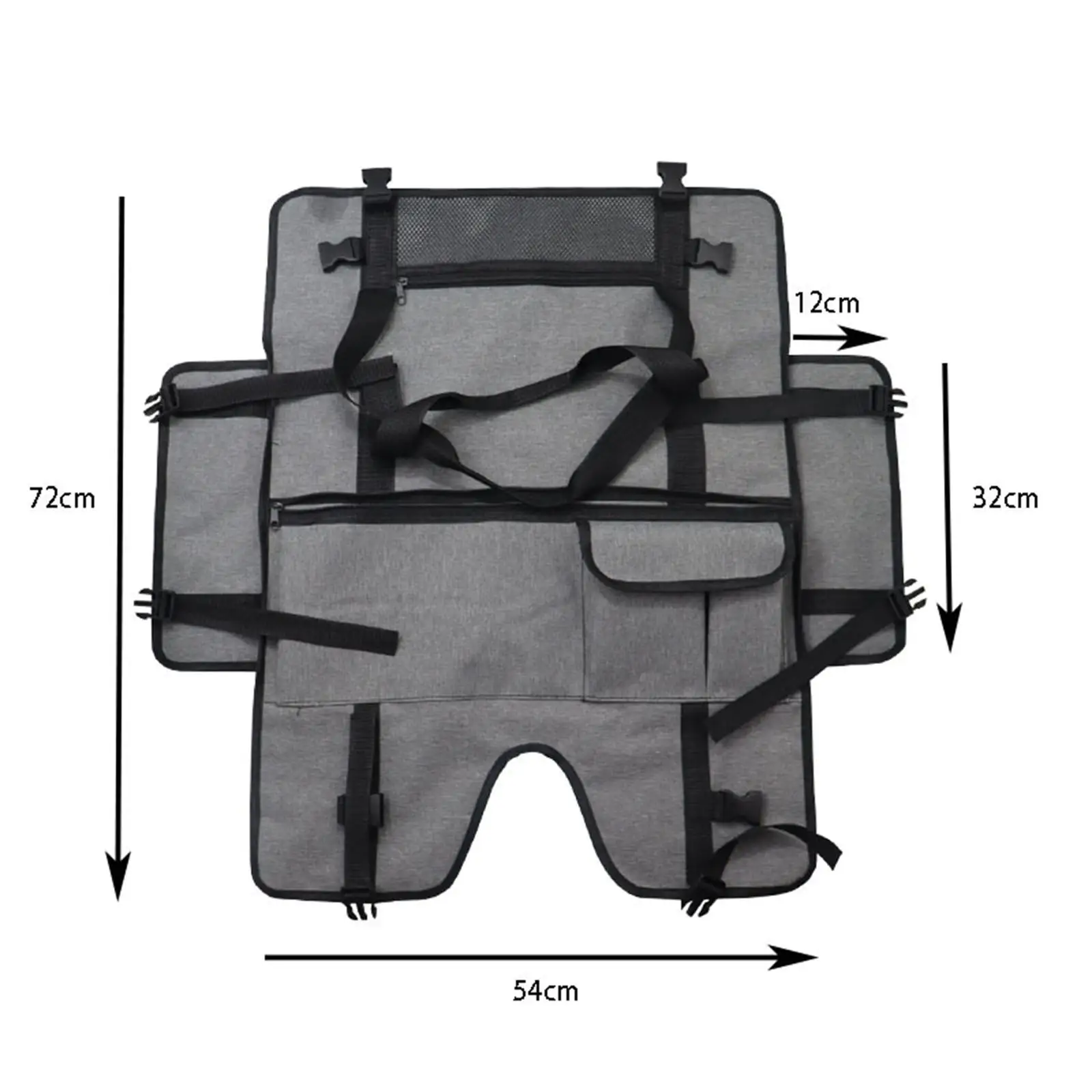 Bolsa de transporte para monitor Bolsa de armazenamento com vários bolsos para tela e acessórios
