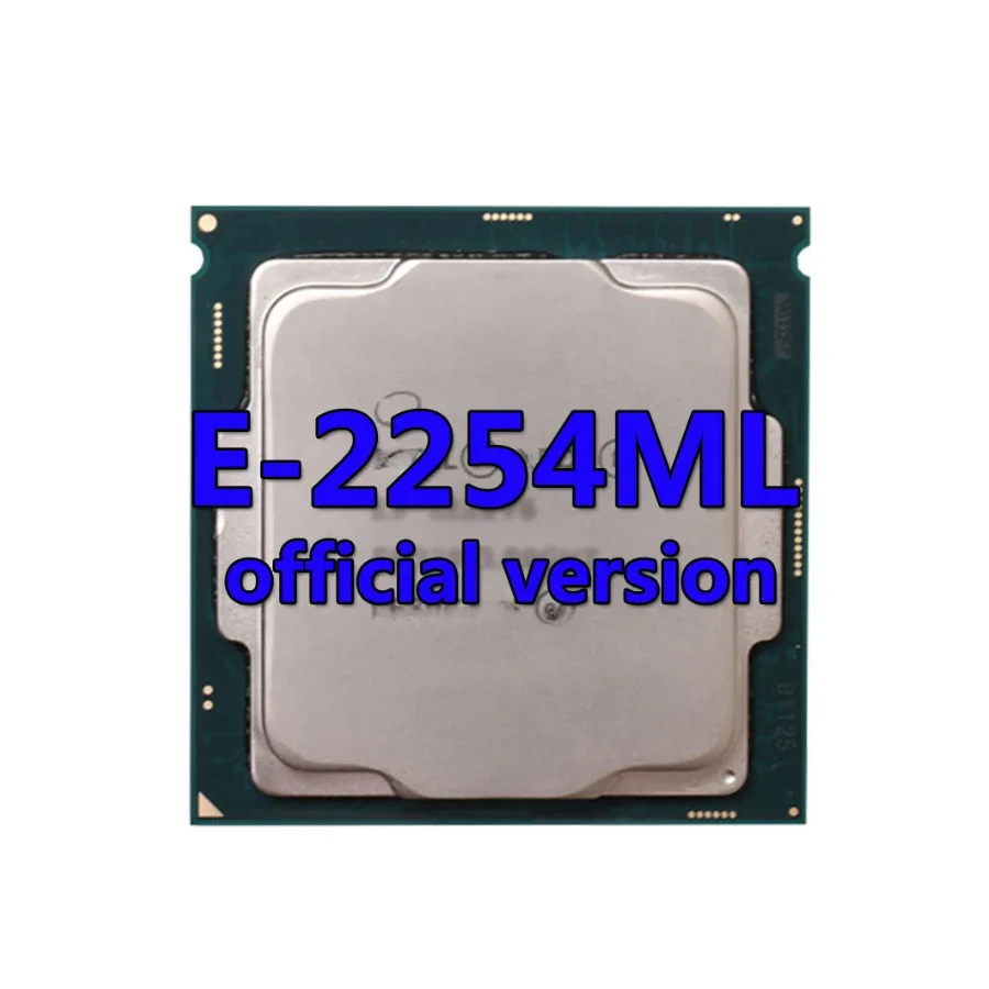 Xeon CPU E-2254ML official version CPU 8MB 1.7GHZ 4Core/8Thread 25W Processor FOR Motherboard