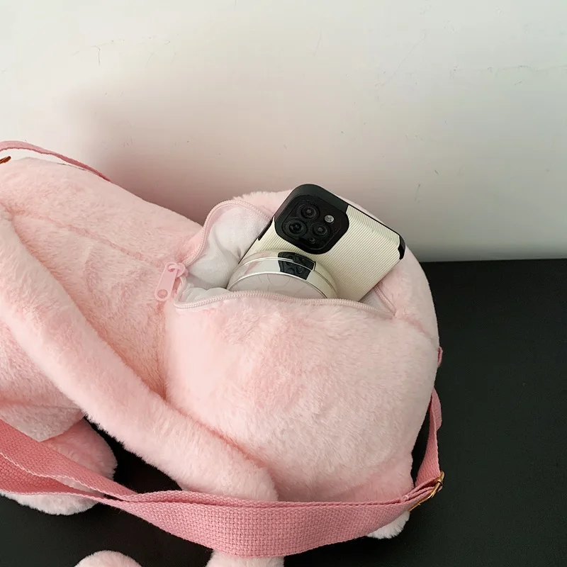 Cartoon Mew Sylveon Plüsch-Rucksack, weiche, flauschige, gefüllte Raichu-Umhängetasche für Studenten, tägliche Reiseaufbewahrung, Dekoration, Fans-Geschenke – Detail 26