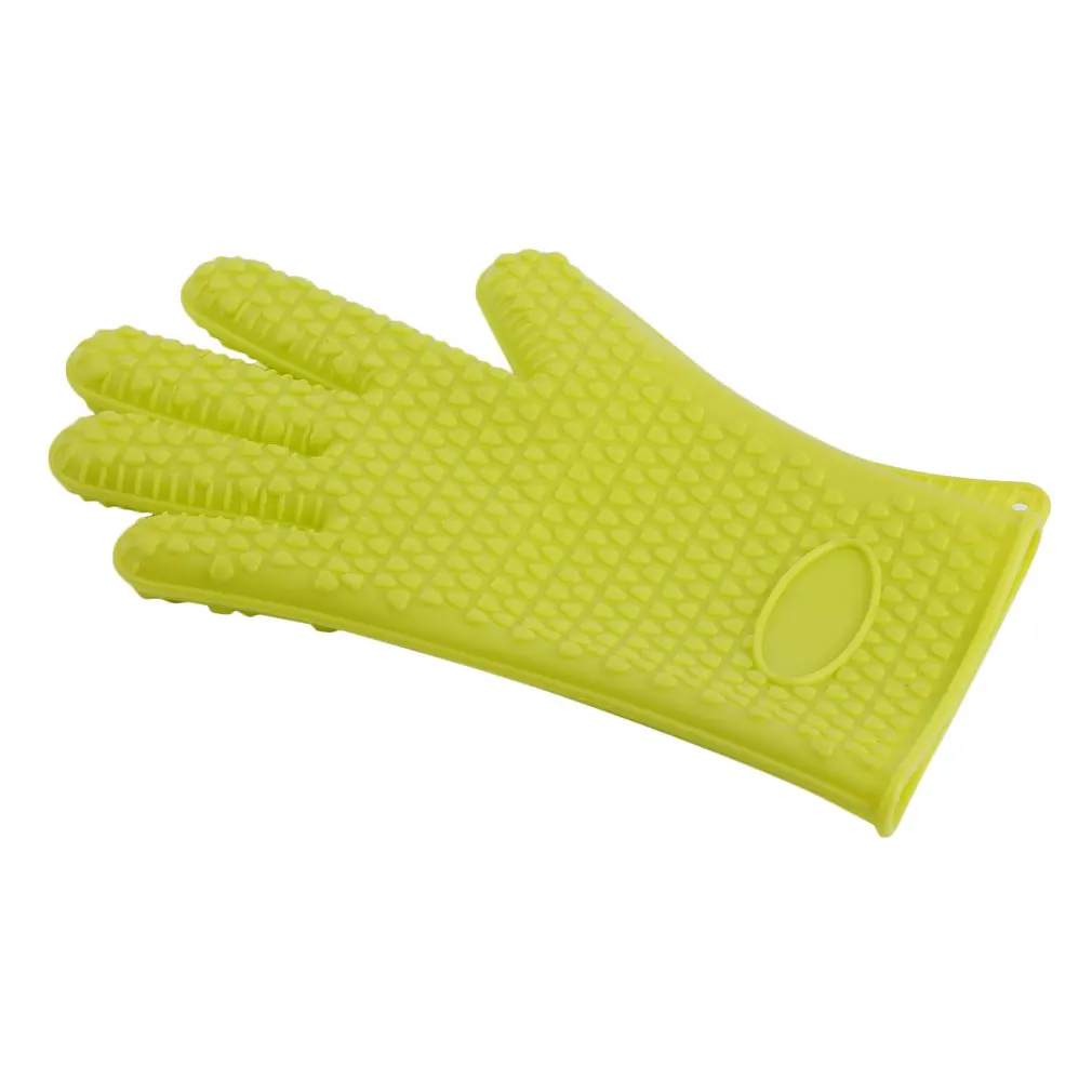 

Heat Resistant Silicone Oven Glove Thick Cooking BBQ Grill Glove Oven Mitt Baking Glove Kitchen Barbecue Glove Kitchen Gadgets