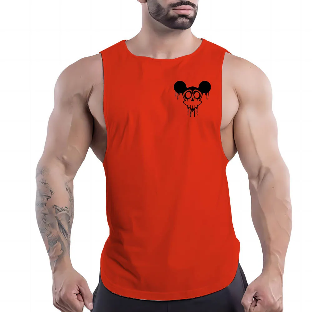 Vier Seizoenen Mouwloos Shirt Basketbal Outdoor Fashion Leisure Ademend Snel Droog Y 2K Sport Fnaf Gym Kleding Mannen Tank Top