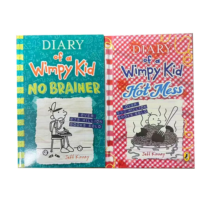 

Vol.18/19 Diary Of Wimpy Kid English Book Children Fiction Books Manga Novel Books In English Manga Books