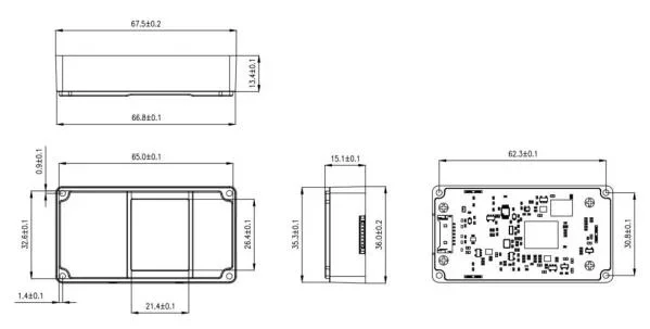 Linux/Android/Windows OS ISO 19794-4 FBI-PIV FAP30 وحدة استشعار بصمات الأصابع البصرية المعتمدة واجهة USB UART مع API