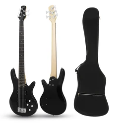 Professional 5 String Electric Bass Guitar 24 Frets Maple Body Bass Guitar Solid Wood Fingerboard Stringed Musical Instrument