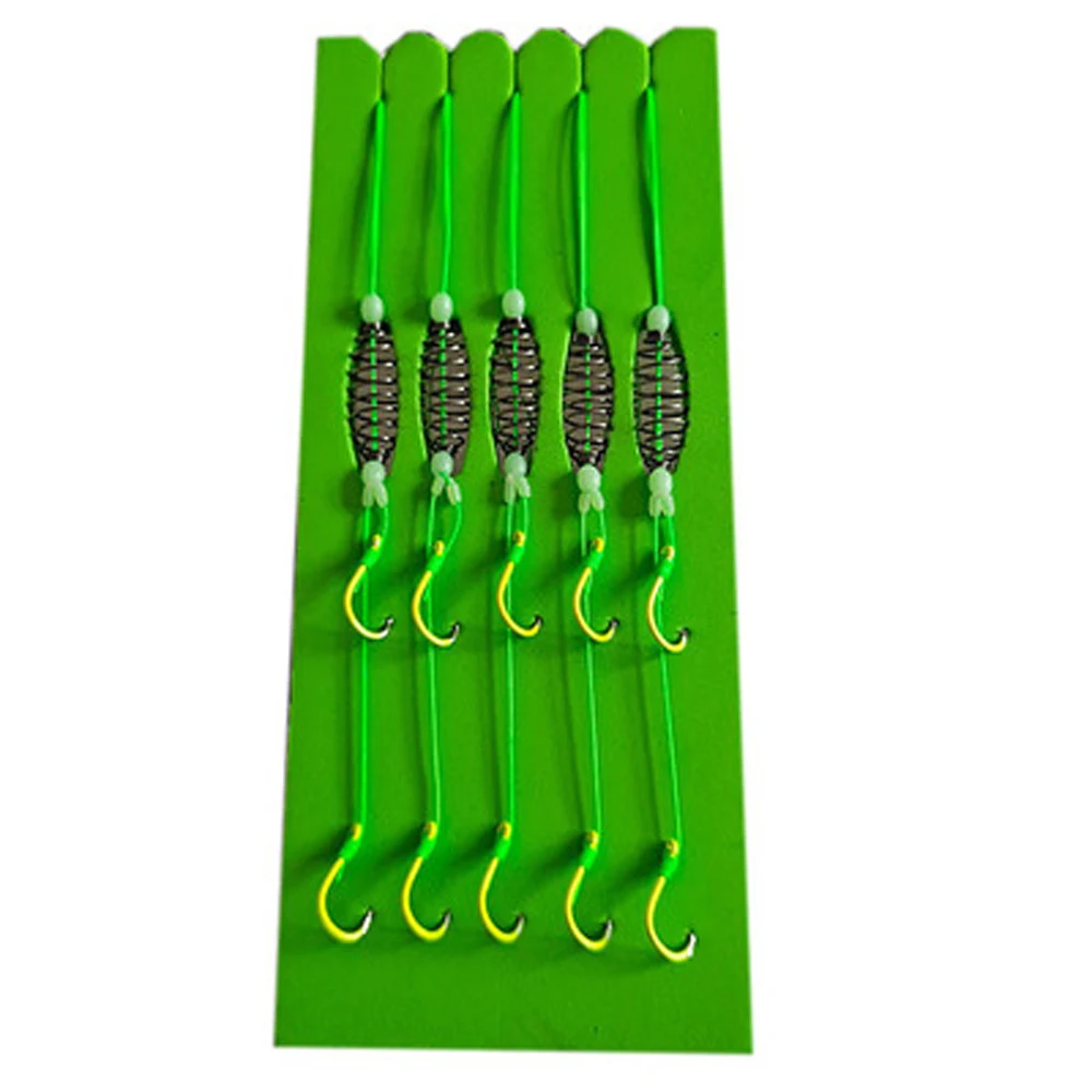 

Steel Fishing Tools Anzol Spring Fish Hook Fishing Line with PE Line Carp Fishing Hooks Double-Hook Fish Line Hook Barbed Hook