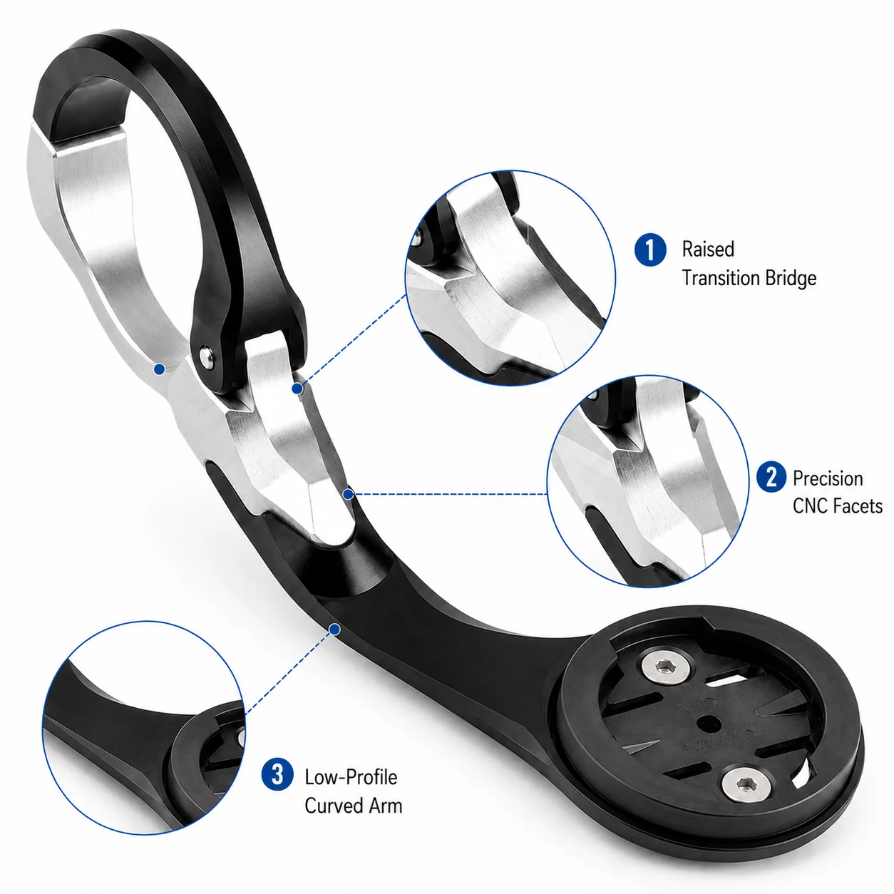 Aluminiowy uchwyt CNC na kompu – Out Front Bike Computer Mount Garmin recenzja i cena