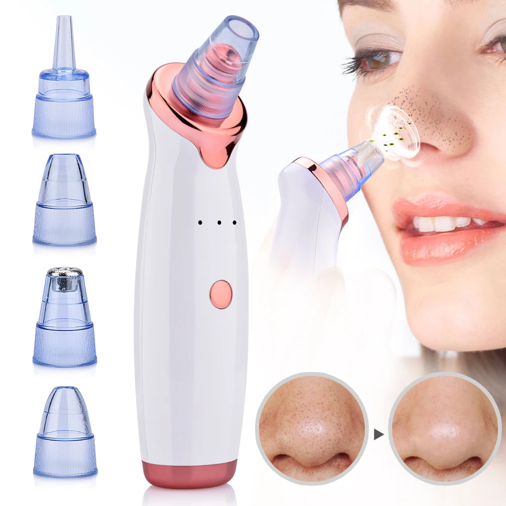 Facial Blackhead Remover Electric Acne Cleaner Blackhead Black Point Vacuum Cleaner Tool Black Spots Pore Cleaner Machine