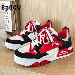 Fashion Color Block Mens Skateboard Shoes Casual Sports Streetwear Shoes Men Designer Hip Hop Sneakers Men Zapatos De Hombre