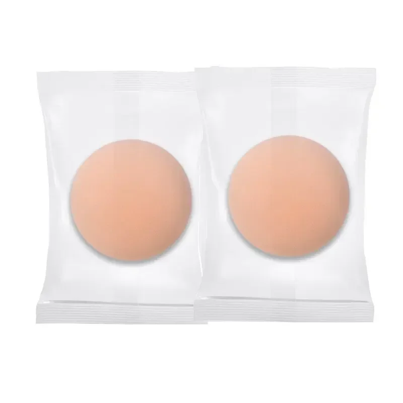 2pcs Pink Cotton Candy Air Cushion Powder Puff For Both Dry And Wet Use