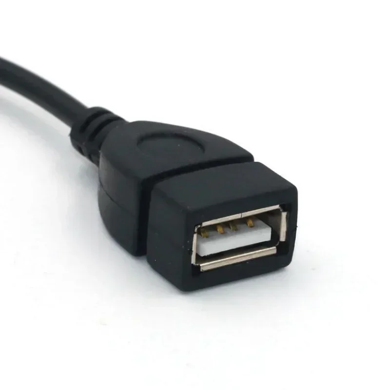 

Type A Female OTG Converter Adapter Cable Wire Cord Stereo Audio Plug Car Accessories 0.2 M 3.5mm Male Audio AUX Jack to USB 2.0